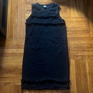J crew knit black dress